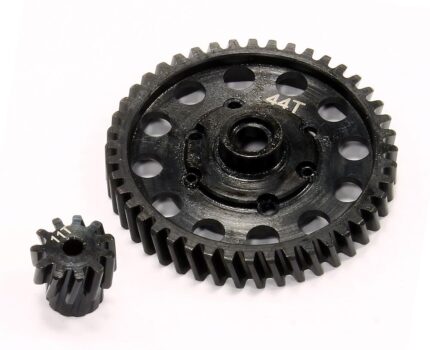Billet Machined Steel Gear Set for Axial 1/10 Off-Road EXO Terra Buggy - 44T+11T