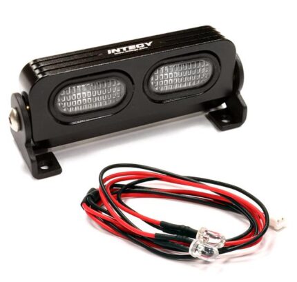 Realistic T1 Adjustable Spot Light Bar (2) w/ LED for 1/10 & 1/8 Scale