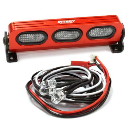 Realistic T2 Adjustable Spot Light Bar (3) w/ LED for 1/10 & 1/8 Scale