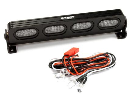 Realistic T3 Adjustable Spot Light Bar (4) w/ LED for 1/10 & 1/8 Scale