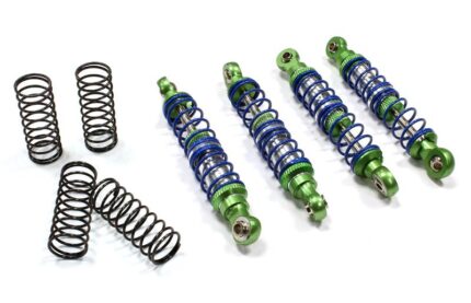 Billet Shock Set (4) for SCX-10 Dingo, Honcho & Jeep (L=72mm)