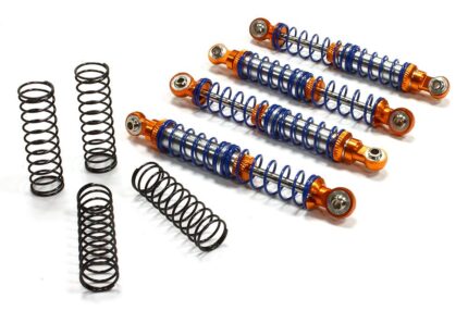 Billet Shock Set (4) for SCX-10 Dingo, Honcho & Jeep (L=92mm)