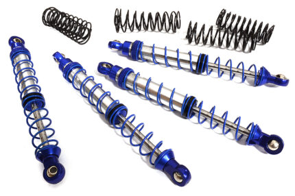 Billet Shock Set (4) for SCX-10 Dingo, Honcho & Jeep (L=102mm)
