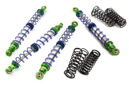 Billet Shock Set (4) for SCX-10 Dingo, Honcho & Jeep (L=102mm)