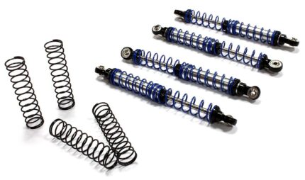Billet Shock Set (4) for SCX-10 Dingo, Honcho & Jeep (L=112mm)