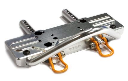 Billet Machined Alloy T3 Front Bumper 43mm Mount for Axial SCX-10, Dingo, Honcho