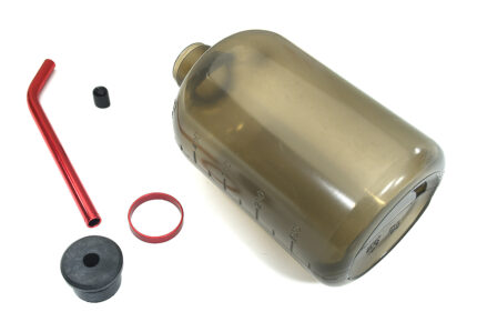 Tinted 500cc Fuel Filler Plastic Bottle w/ Attached Cap for 1/10 & 1/8 Nitro