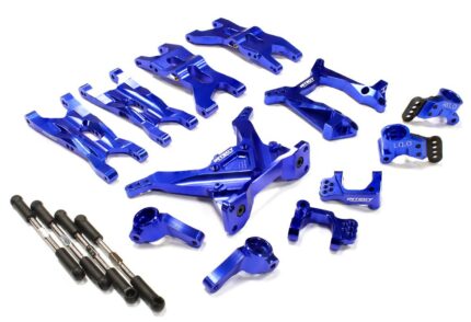 Billet Machined Blue Suspension Conversion Kit for Team Associated RC10B4.2 FT