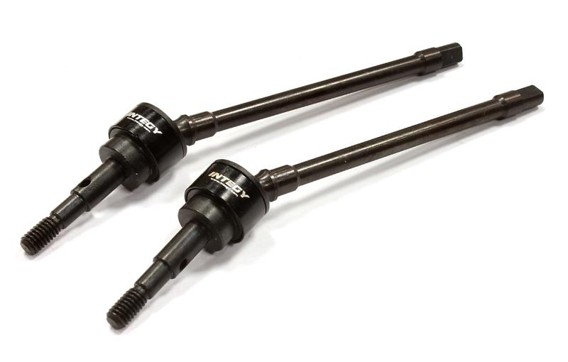 Billet Machined Front Drive Shaft Set for SCX-10, Dingo, Honcho & Jeep