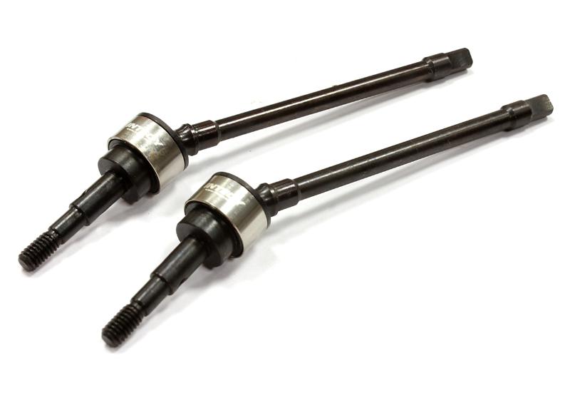 Billet Machined Front Drive Shaft Set for SCX-10, Dingo, Honcho & Jeep