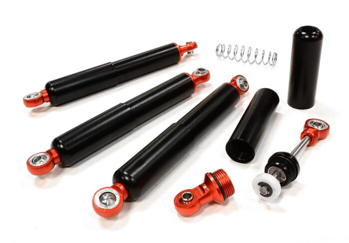 Realistic 92mm Alloy Off-Road Shock Set (4) for 1/10 Scale Rock Crawlers - Image 1