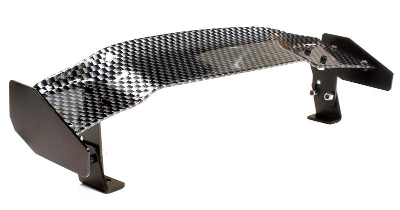 Realistic Alloy Rear Wing 185mm w/ Adj. Mount for 1/10 Size Drift & Touring Car