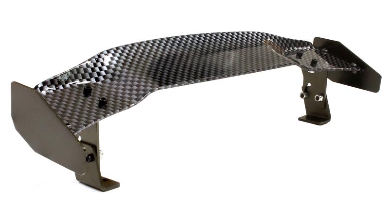 Realistic Alloy Rear Wing 185mm w/ Adj. Mount for 1/10 Size Drift & Touring Car