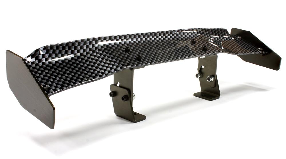 Realistic Alloy Rear Wing 165mm w/ Adj. Mount for 1/10 Size Drift & Touring Car