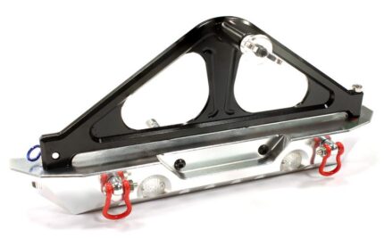 Realistic 1/10 Rear Bumper with Spare Tire Rack for SCX-10