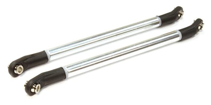 118mm-120mm Suspension Links (2) w/ Angled Rod Ends for SCX-10 & Other Crawlers - Image 1