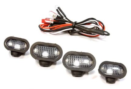 Realistic Spot Light (4) Set w/ LED for 1/10 & 1/8 Scale