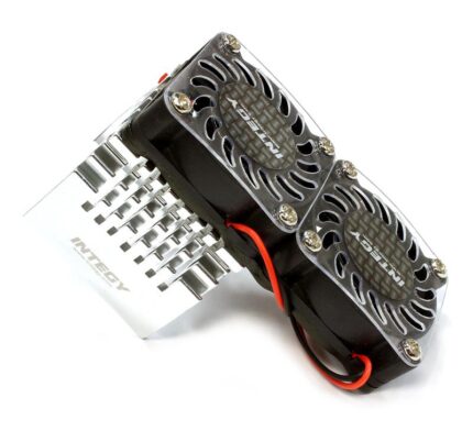 Twin 40x40mm HS Cooling Fan+Heatsink Mount for 40mm O.D. Motor