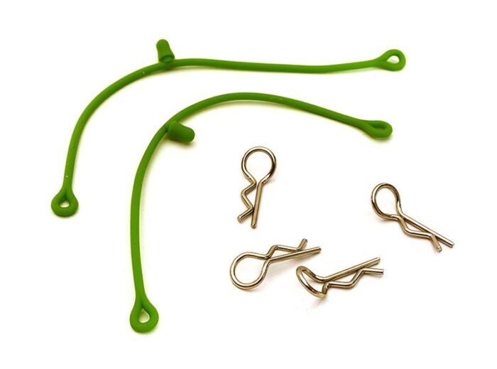 Body Clip Retainer w/ Body Clip (4) for 1/10 Size Touring Car & Drift Car - Image 1