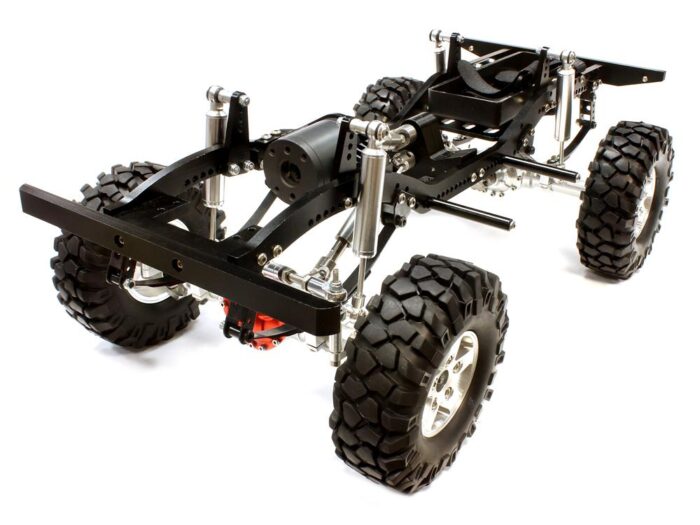 Billet Machined Silver 1/10 Type D90 Roller 4WD Off-Road Scale Crawler ARTR - Image 1