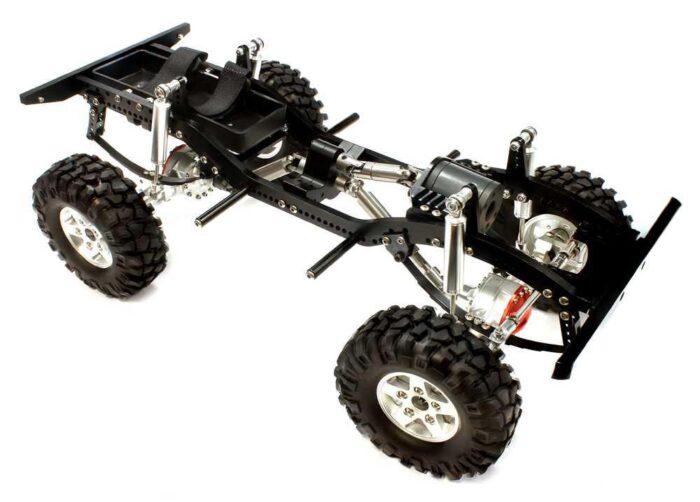 Billet Machined Silver 1/10 Type D90 Roller 4WD Off-Road Scale Crawler ARTR - Image 4
