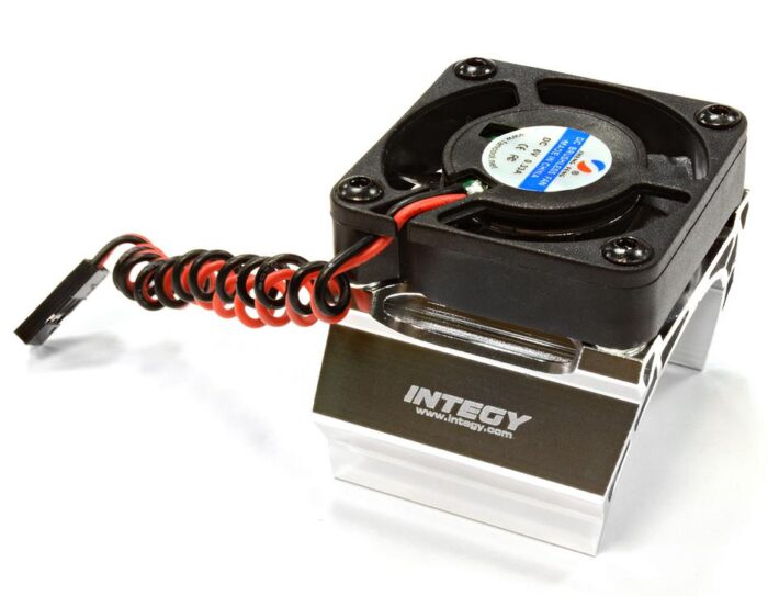 High Speed Silver Cooling Fan+Heatsink Mount for 40mm O.D. Motor - Image 1