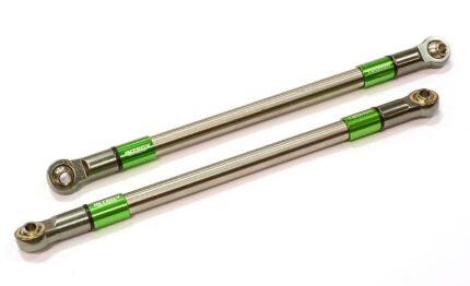 Machined 120mm Titanium Suspension Links (2) for Axial SCX-10 & Other Crawlers