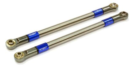 Machined 115mm Titanium Suspension Links (2) for Axial SCX-10 & Other Crawlers