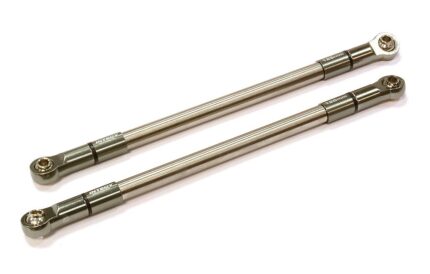 Machined 125mm Titanium Suspension Links (2) for Axial SCX-10 & Other Crawlers
