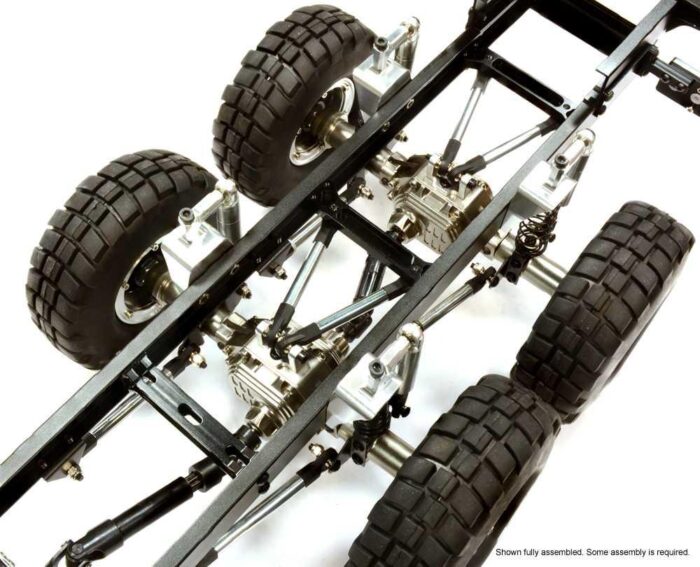 Billet Machined 6X6 7T GL High-Mobility Off-Road Truck 1/10 Size ARTR - Image 8