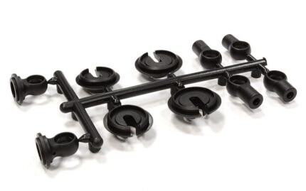 6mm Type Plastic Rod End & Spring Retainer Package for C25910 Competition Shock