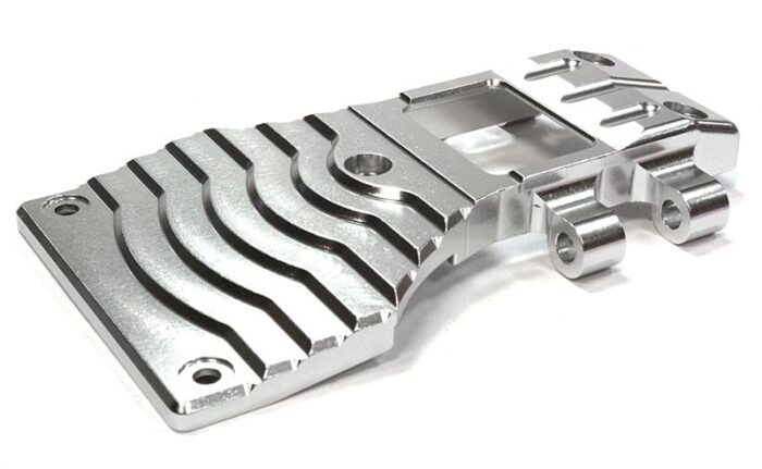 Billet Machined Lower Front Arm Mount Skid Plate for Tamiya Scale Off-Road CC01 - Image 1