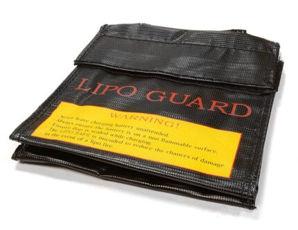 LiPo Guard Small Battery Bag (150x150x40mm) for Charging and Storage