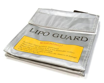 LiPo Guard Small Battery Bag (150x150x40mm) for Charging and Storage