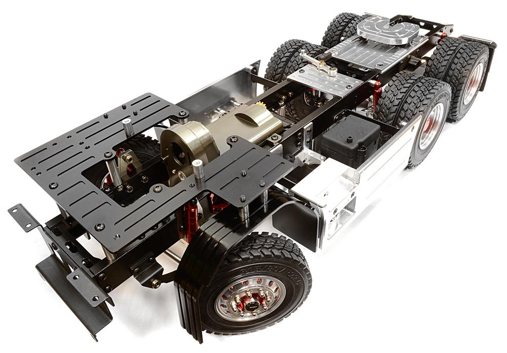 Billet Machined Rolling Chassis for Custom 1/14 Semi-Tractor Truck