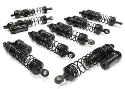 Billet Machined Piggyback Shock Set (8) for Traxxas 1/10 Scale E-Maxx Brushless