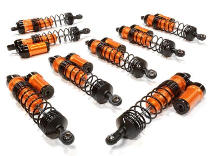 Billet Machined Piggyback Shock Set (8) for Traxxas 1/10 Scale E-Maxx Brushless