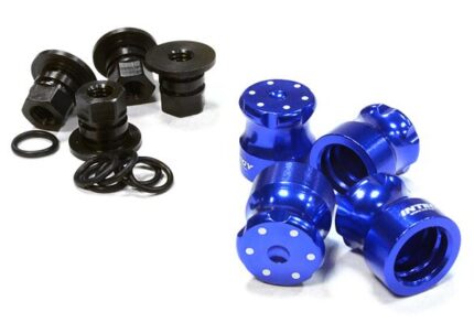 Realistic V2 Billet Machined M4 Size Wheel Nut for 1/10 Scale