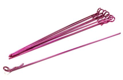 Anodized Color Bent-Up Body Clips (8) for 1/10 RC Cars & Trucks (LxW=118x13mm)