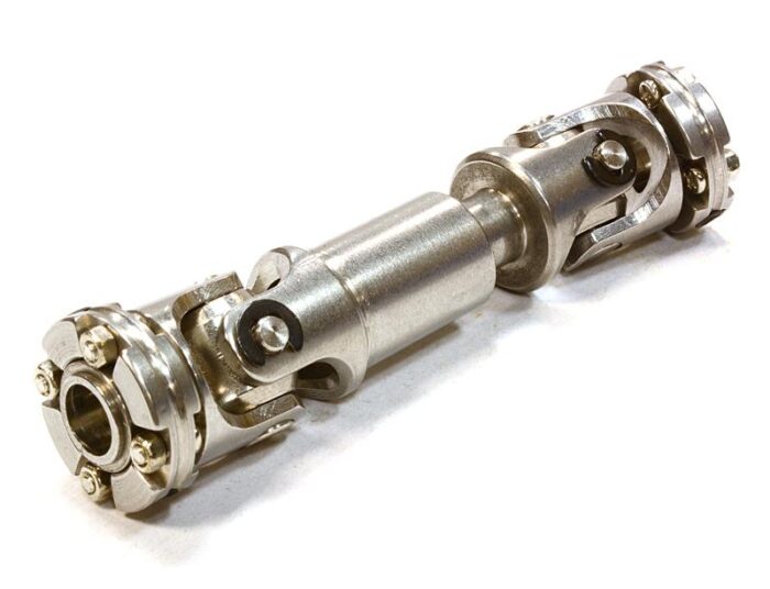 Billet Machined Universal Drive Shaft 55-65mm for Custom 1/14 Semi-Tractor Truck - Image 1