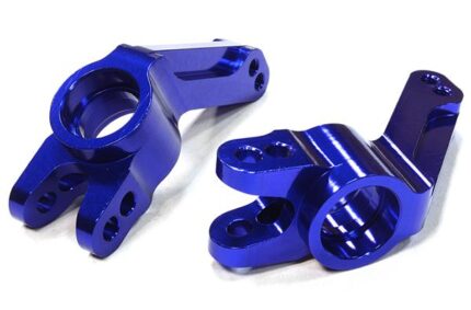 Blue Machined T3 Rear Hub Carriers for 1/10 Stampede 4X4 Slash, 4X4, Rustler 4X4