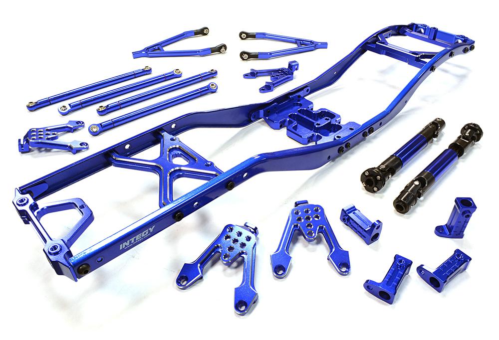 Alloy Ladder Frame Chassis Kit w/ Hop-up Combo for SCX-10, Dingo, Honcho & Jeep