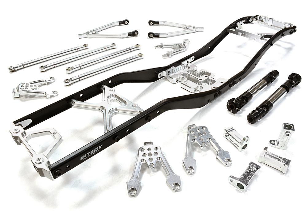 Alloy Ladder Frame Chassis Kit w/ Hop-up Combo for SCX-10, Dingo, Honcho & Jeep