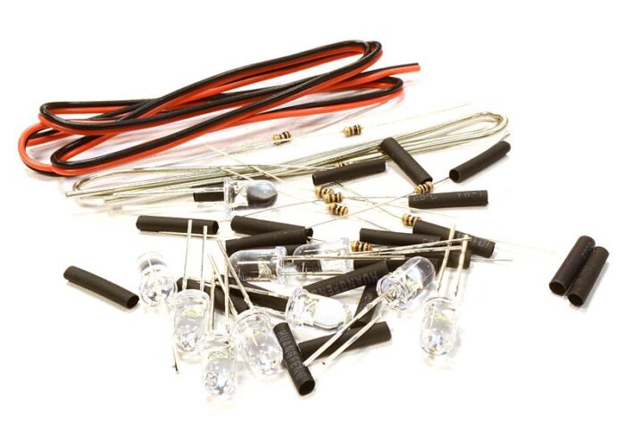 5mm LED Light Assorted Kit DIY LEDs Set for Scale Model - Image 1