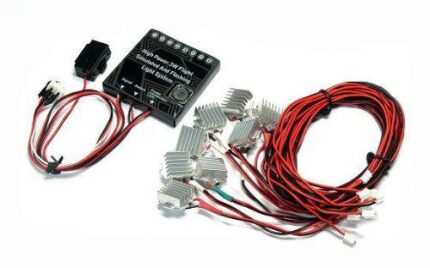 G.T. High Power 3W Flight Simulated & Flashing Light System for R/C Plane