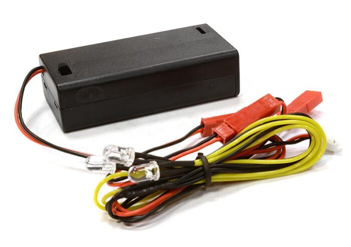 Plastic Battery Box w/ 4pcs 5mm Size LED Light - Image 1