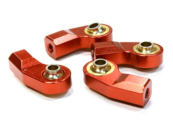 Billet Machined Angled Ball End (4) 3mm Size for 1/10 Size Vehicle