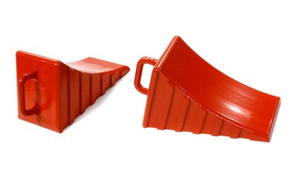 Realistic Scale Model Wheel Chock (2) 1/10 Size
