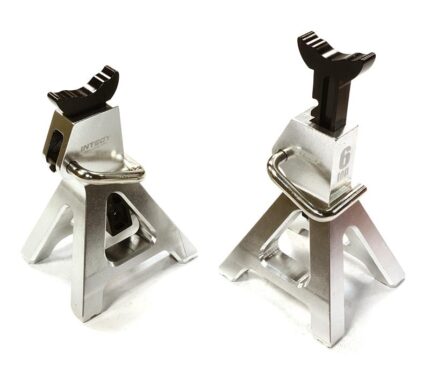 Realistic Model 6 Ton Jack Stands (2) for 1/10, 1/8 Scale & Rock Crawler