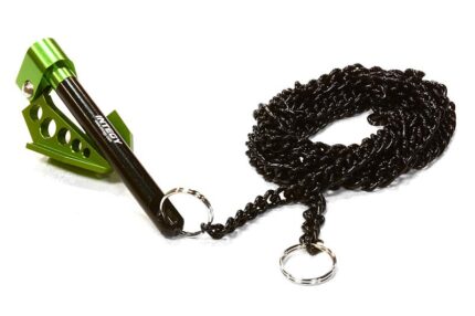 Billet Machined Realistic Scale Model Portable Winch Anchor w/ Chain 1/10 Size